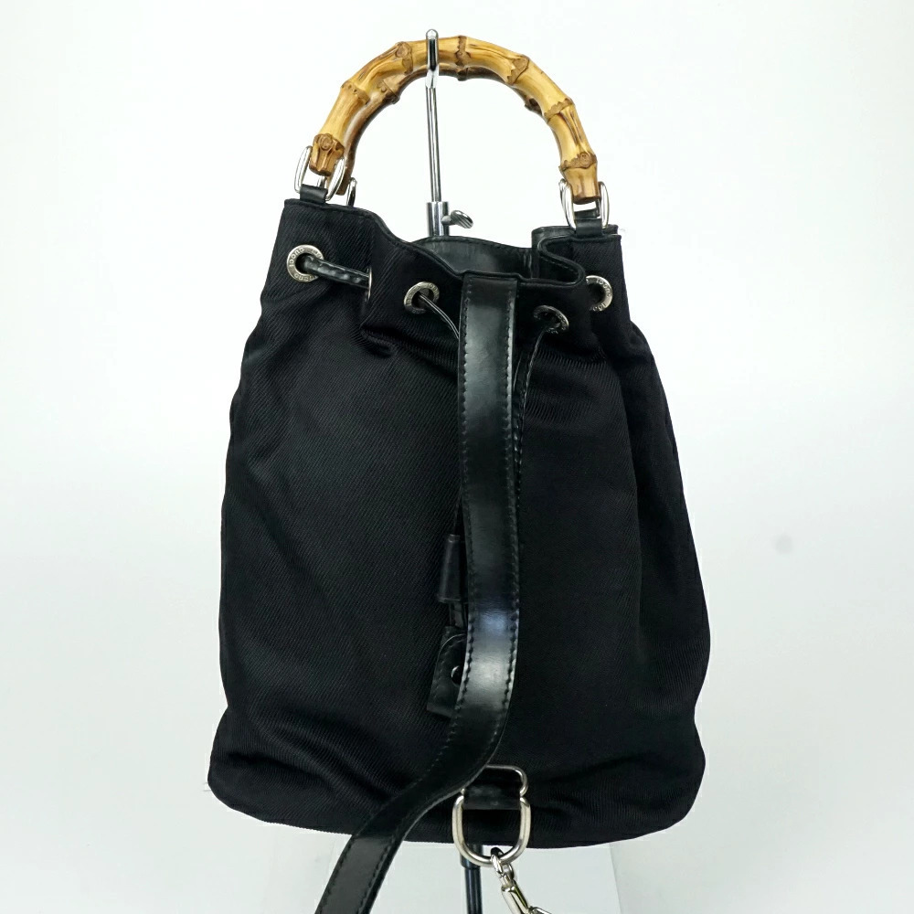 Gucci Bamboo Bag Black Handbag Shoulder